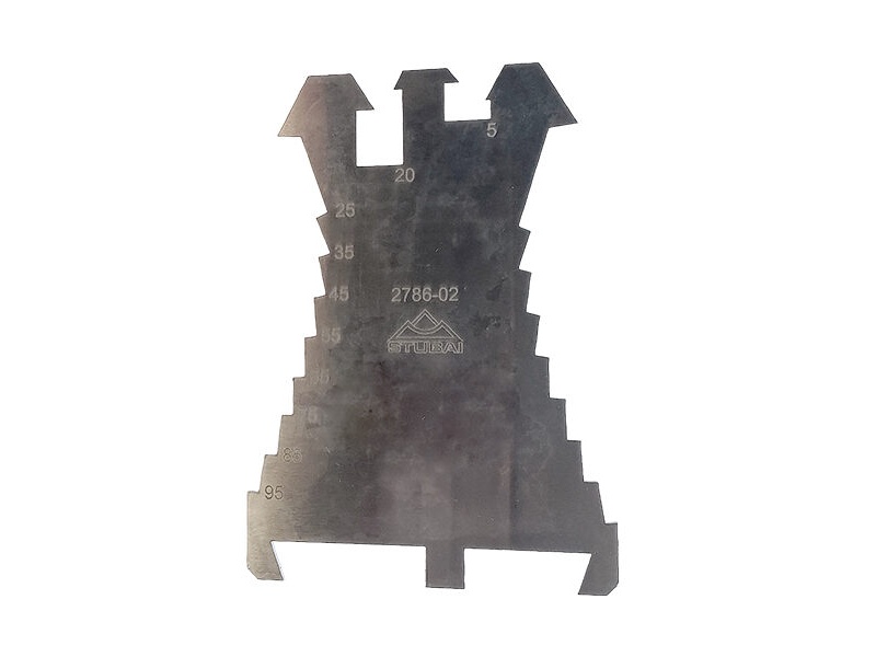 STUBAI MARKING PLATE HARDENED