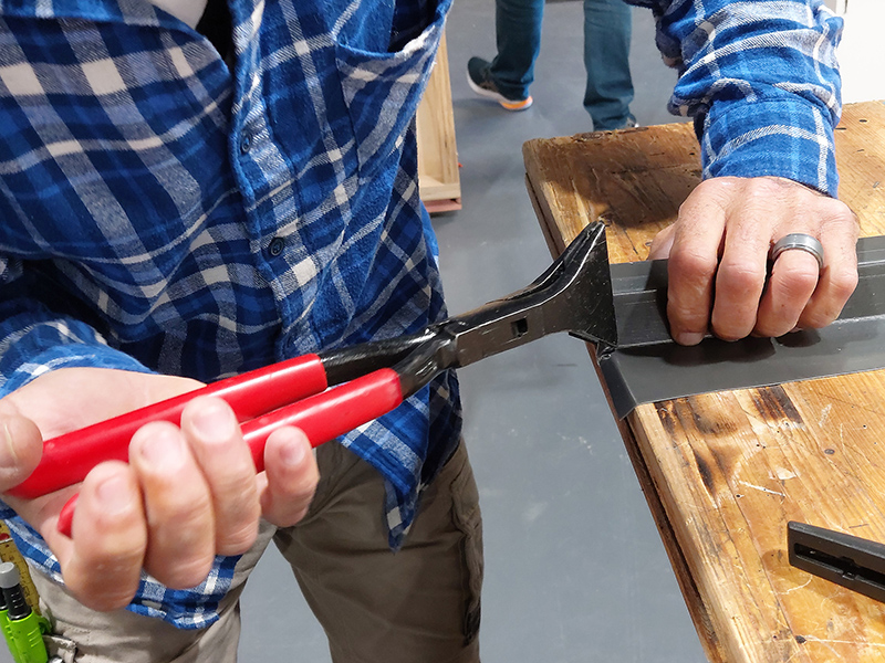 STUBAI SEAMING PLIERS STRAIGHT 60MM - Image 3