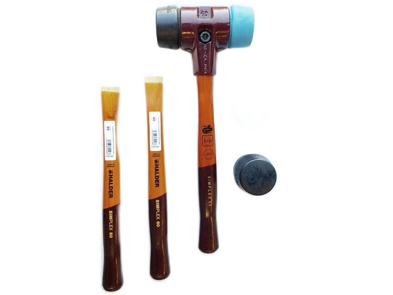 HALDER SIMPLEX INSERTS AND HANDLES FOR MALLETS