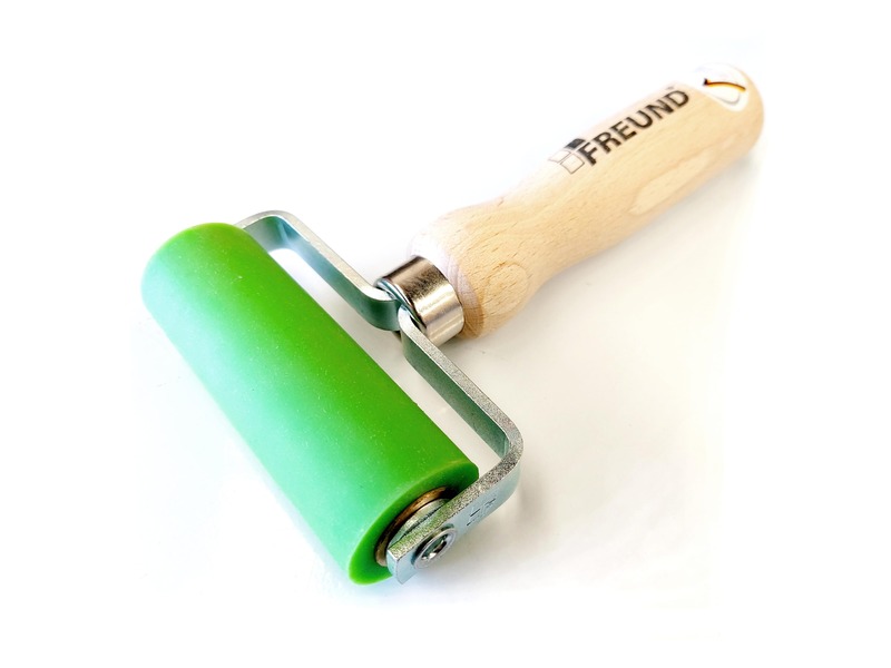 FREUND SILICONE PRESSURE ROLLER BRACKETED ON BOTH SIDES - Image 2