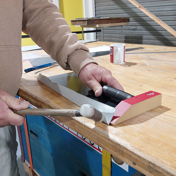 STUBAI SEAMING ANVIL WITH VULCANISED RUBBER SURFACE - Image 5