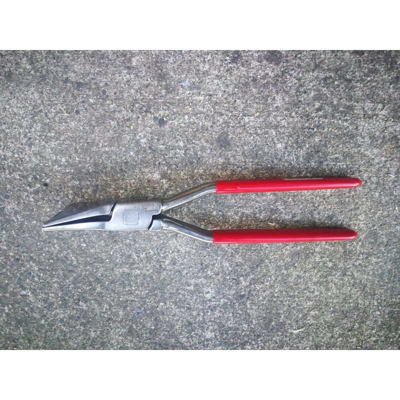 STUBAI TINSMITH'S SEAMING PLIERS STRAIGHT STAINLESS STEEL - Image 2