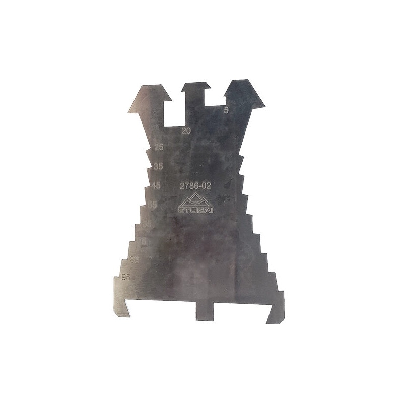 STUBAI MARKING PLATE HARDENED