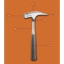 PICARD CARPENTERS' ROOFING HAMMER "MASTER RANGE" 298 - Image 2