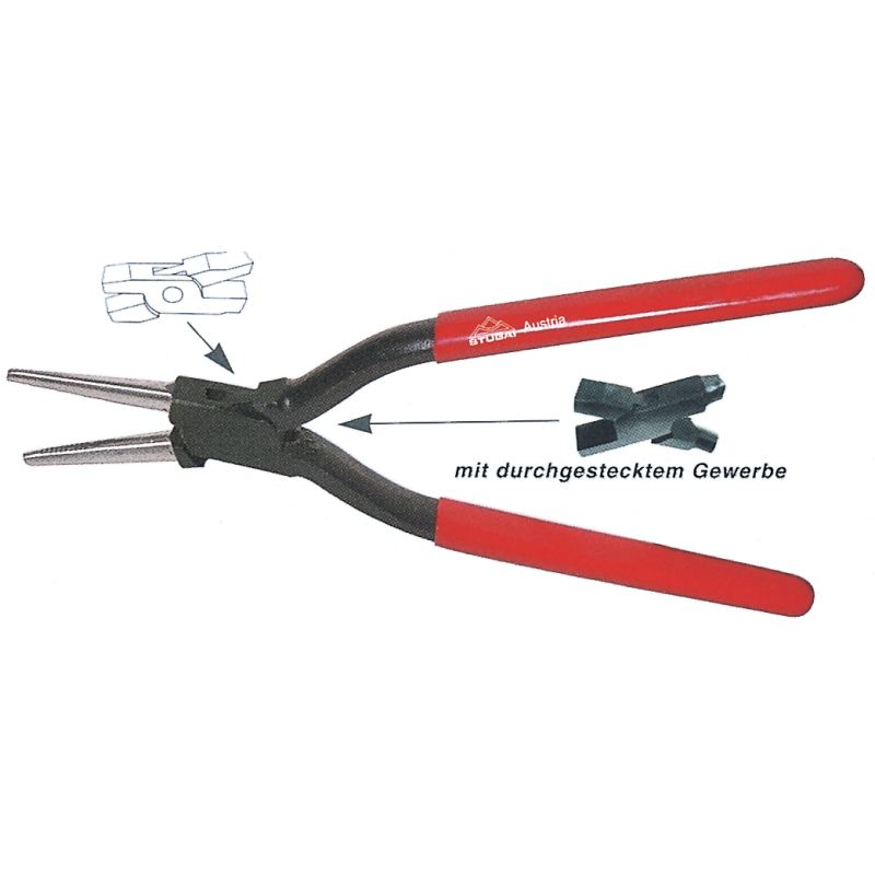 STUBAI ROUND NOSE PLIERS W 60MM LONG NOSE - Image 2