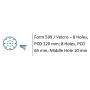 STARCKE VELCRO SANDING DISCS 514D/NK 150MM - PERFORATED - Image 4